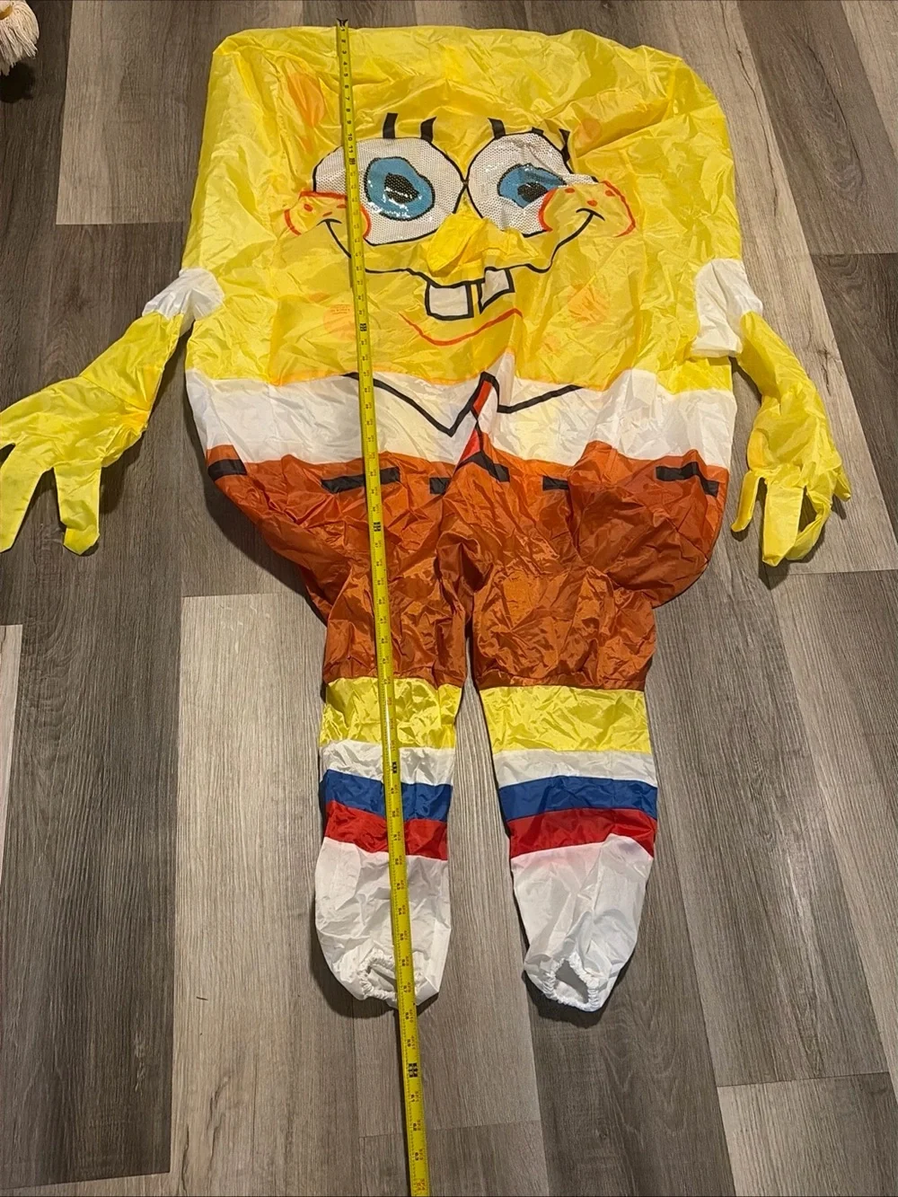 SpongeBob SquarePants Yellow Inflatable Kids Costume one size